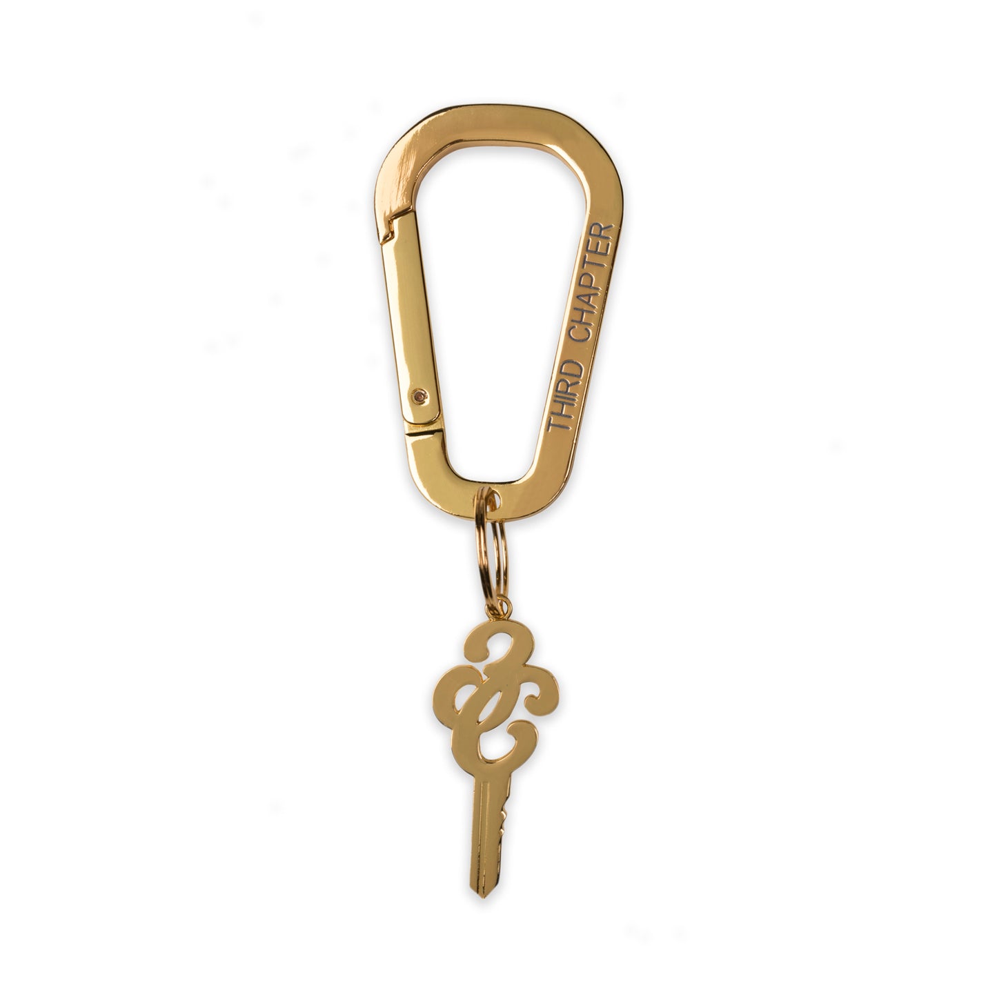 Gold Carabiner & 3C Key