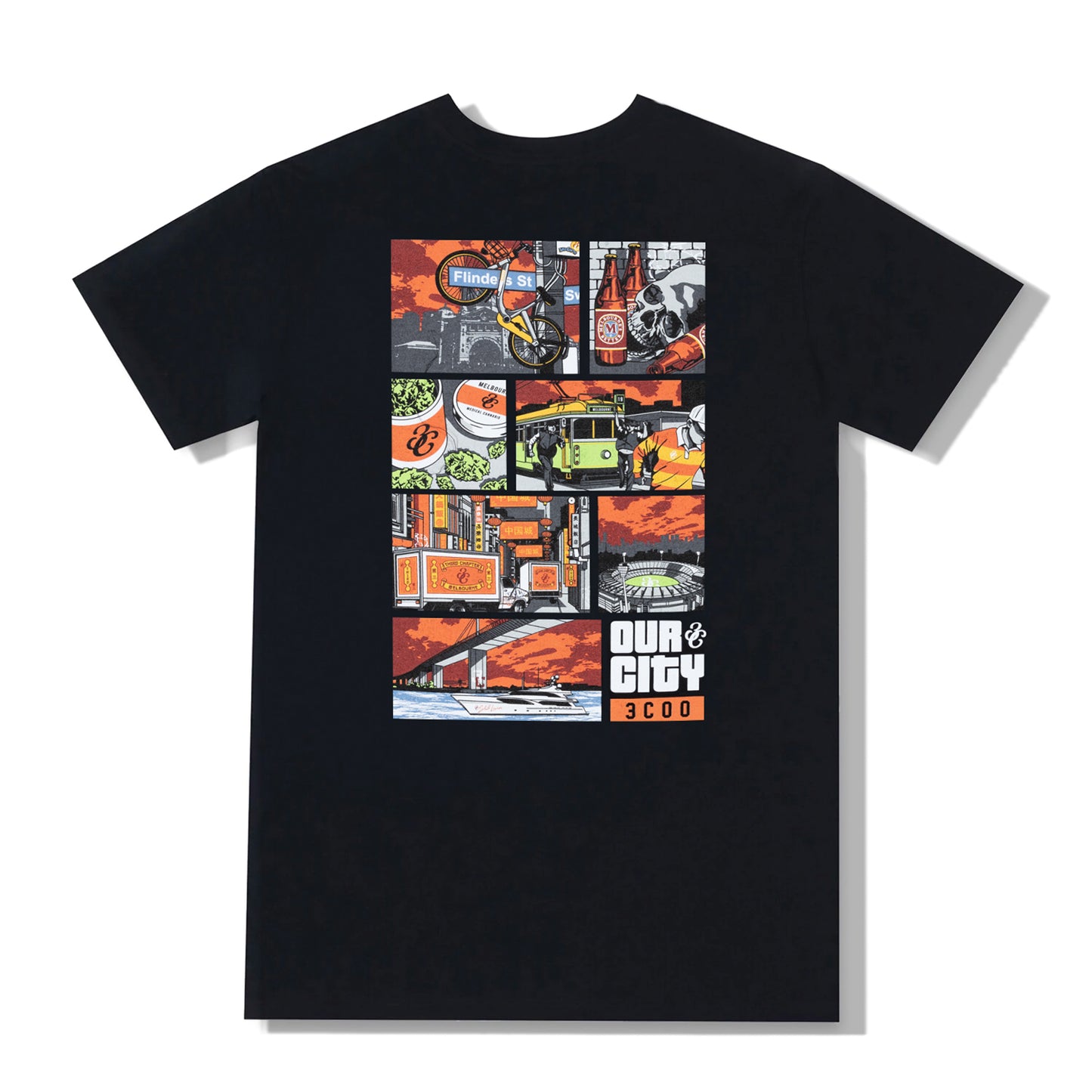 OUR CITY T-Shirt Black