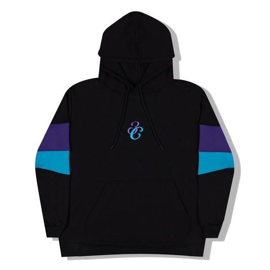 Raided Hood Black/Purp/Turquoise